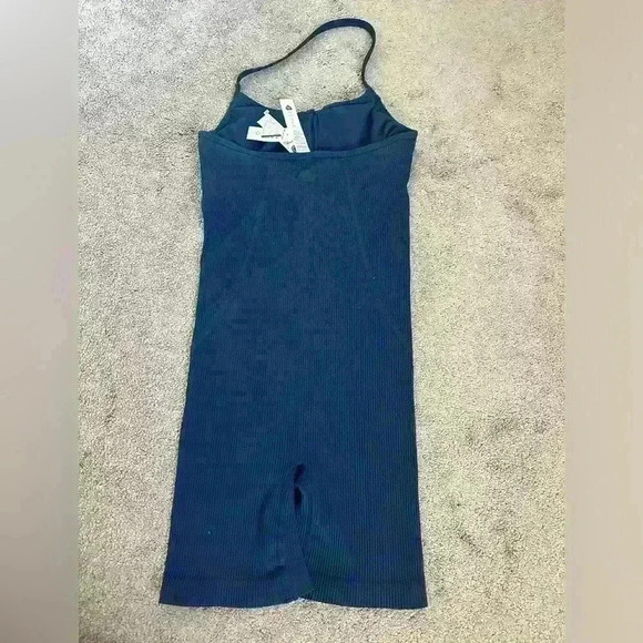 Madewell Seamless Halter Biker Unitard Blue Size XXS/XS - Picture 4 of 7